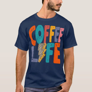 T-shirt Femme Citrouille Spice Life Café Lover Latte Autom