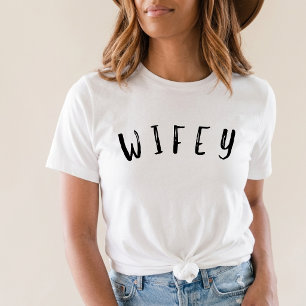 T-shirt femme classique femmes Épouse
