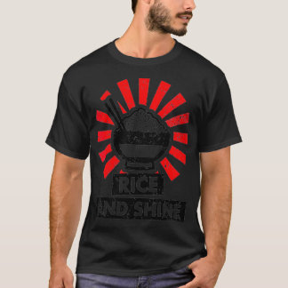 T-shirt Femme Clever Pun RiceAnd Shine Sun Asiatique Foodi