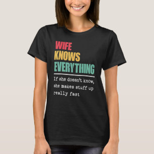 T-shirt Femme Connaît Tout Fier Monde Meilleure Femme C