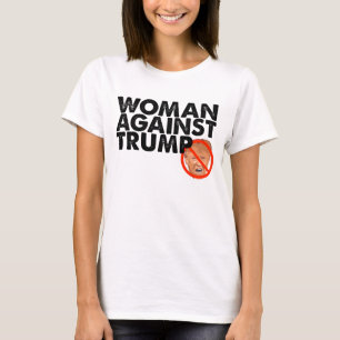 T-shirt Femme contre l'atout - anti chemise de message