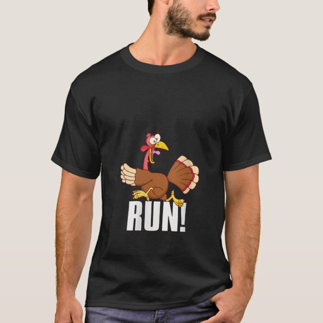 T-shirt Femme Courez Drôle Thanksgiving Runk 5k Race Turk (Devant)
