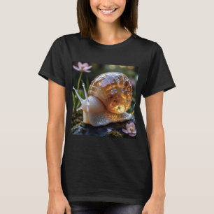 T-shirt femme Crystal Glass Escargot Lumineux Natu