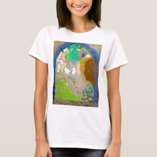 T-shirt Femme dans la fenêtre, Redon