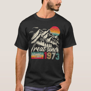 T-shirt Femme de 1973 vintage pour 50ème anniversaire