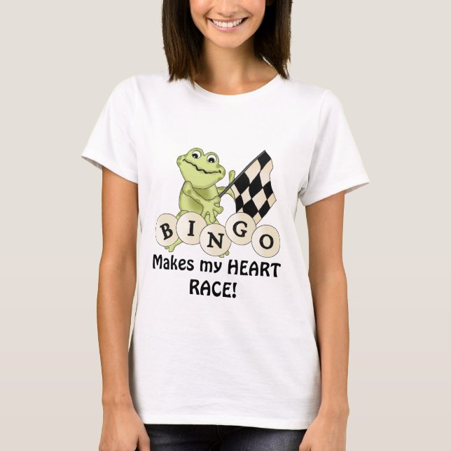 T-shirt Femme de bingo de grenouilles (Devant)