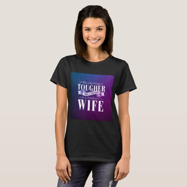 T-shirt Femme de camion dur (Devant entier)