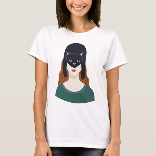 T-shirt Femme de chat (Devant)