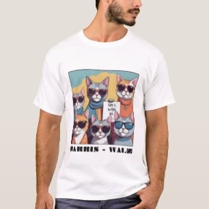 T-shirt Femme de chat sans enfant dames de chat sans enfan