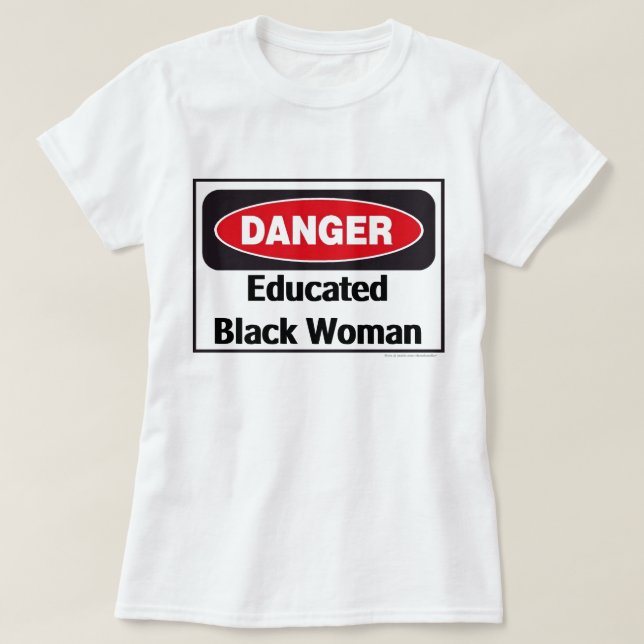 T-shirt Femme de couleur instruite (Design devant)
