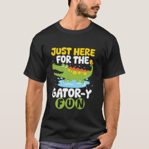 T-shirt Femme de dessin animé amateur de crocodile d'allig