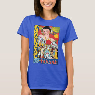 T-shirt Femme de la fête du Carnaval de Panama 1937 Voyage