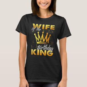 T-shirt Femme de l'anniversaire King Hommes Couronne Anniv