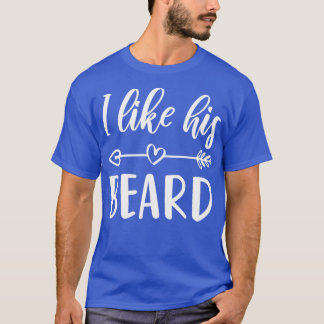 T-shirt Femme De Mari Porté Comme Sa Barbe