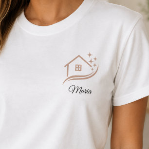 T-shirt Femme de ménage professionnelle nettoyage maison é