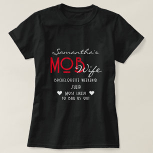 T-shirt Femme de Mob & Martini Noir Bach Enterrement de Vi