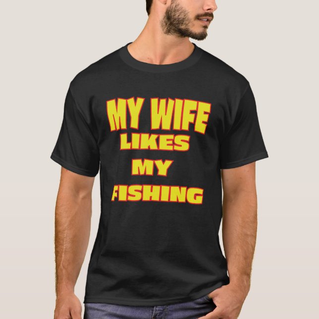 T-shirt Femme De Pêche Agréée De Pêche Au Mari Pêche (Devant)