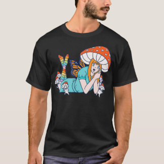 T-shirt Femme de poitrine aux champignons mignons