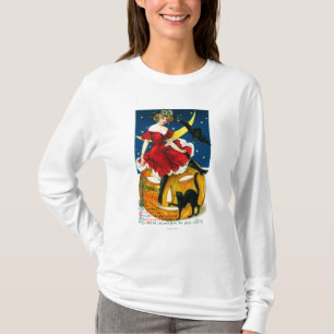 T-shirt Femme de salutations de Halloween sur