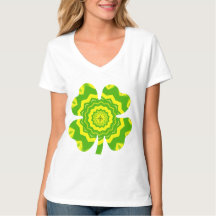 T-shirt Femme de trèfle à 4 feuilles