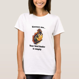 T-shirt Femme d'écureuil blanc