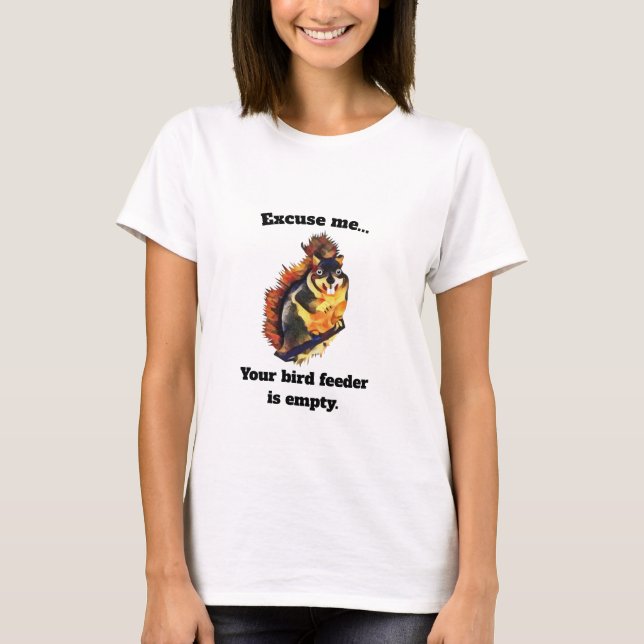T-shirt Femme d'écureuil blanc (Devant)