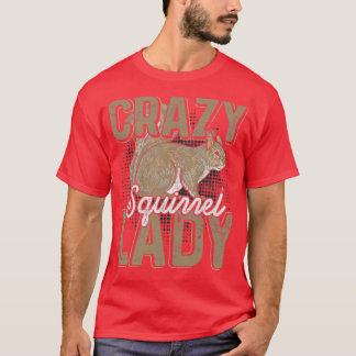 T-shirt Femme d'écureuil fou Grunge