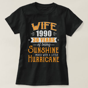 T-shirt Femme depuis 1990 Cadeau, 30 ans anniversaire de M