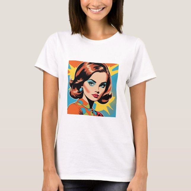 T-shirt Femme des années 60 (Devant)