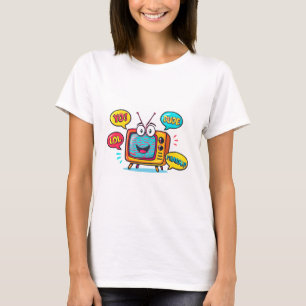 t-shirt femme dessin animé