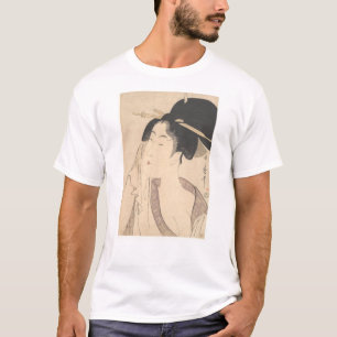 T-shirt Femme détendant après son Bath