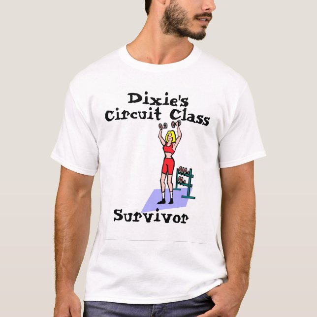 T-shirt femme, Dixie, classe de circuit, survivant (Devant)