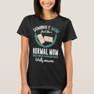 T-shirt Femme Dominos Chemise Funny Dominos Maman Mère Do