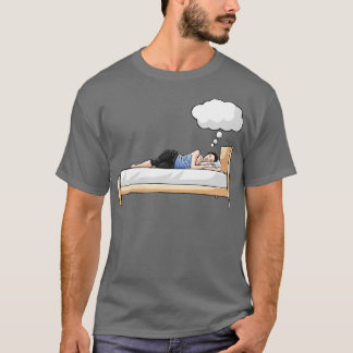 T-shirt Femme Dormir Rêver Bubble Rêver Dormir