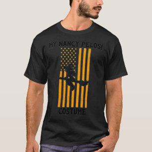 T-shirt Femme Drôle Nancy Pelosi Costume Flying Witch Fla