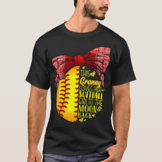 T-shirt Femme Drôle Softball cadeau Granny Pitcher Catcher