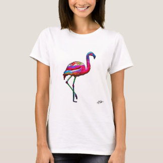 T-shirt femme d'un flamant abstrait