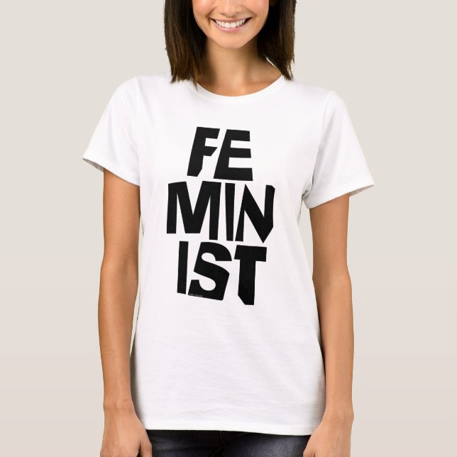 T-shirt Femme égale imitation de fille féminine féministe (Devant)