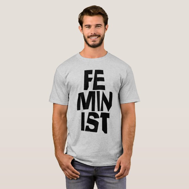 T-shirt Femme égale imitation de fille féminine féministe (Devant entier)