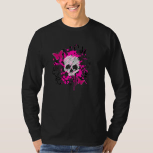 T-shirt Femme Emo Gothique Pagan Satanic Atheist Anti Chur