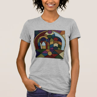 T-shirt femme en Colorblock