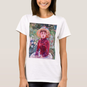 T-shirt Femme en rouge, Berthe Morisot
