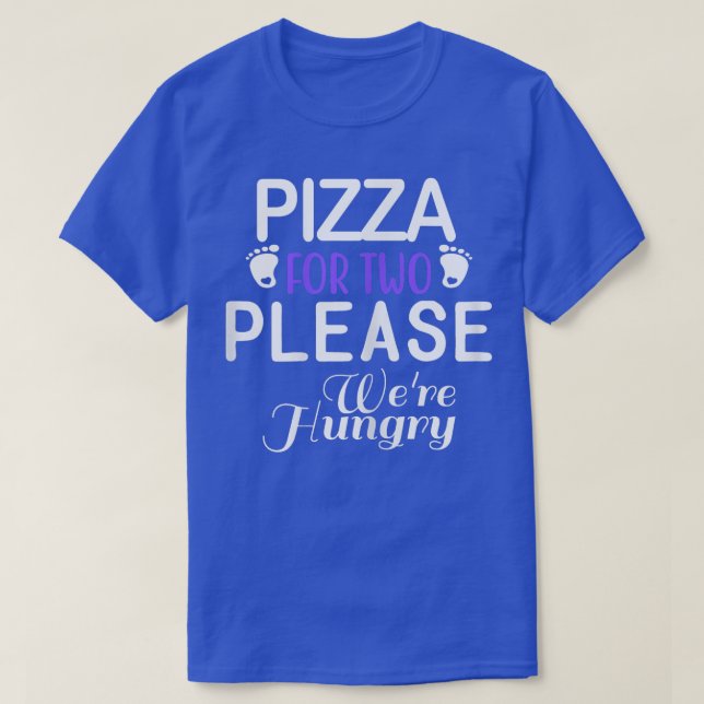 T-shirt Femme Enceinte Femme Bébé Empreinte Pizza Lover T (Design devant)