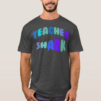 T-shirt Femme Enseignante requin cadeau à apprécier profes