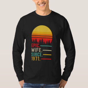 T-shirt Femme épopée depuis 1971, Joyeux anniversaire