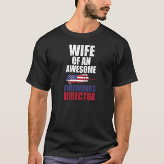 T-shirt Femme Épouse D'Un Superbe Directeur De Feu D'Oeuvr