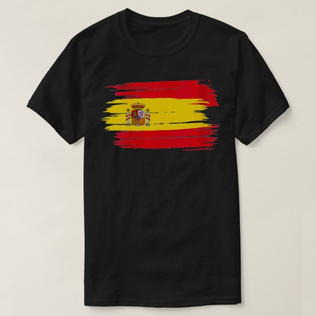 T-shirt Femme Espagne Espagne Barcelone Drapeau Madrid Pay (Design devant)