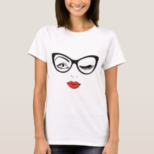 T-shirt Femme face à une fille en train de pleurer dans l