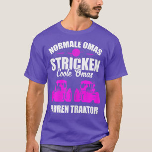 T-shirt Femme Farmer tracteur grand-mère fermier cadeau