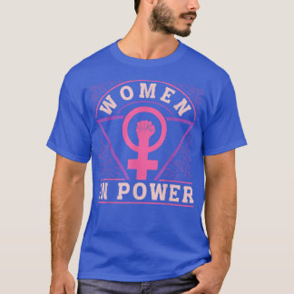 T-shirt Femme Féministe Droits Femmes Femme Autonomisation